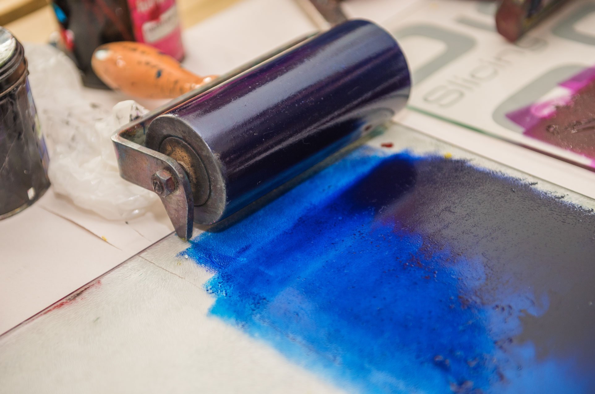 Course Image for T00090 Wellbeing Through The Arts - Gel Plate Printing - Starter